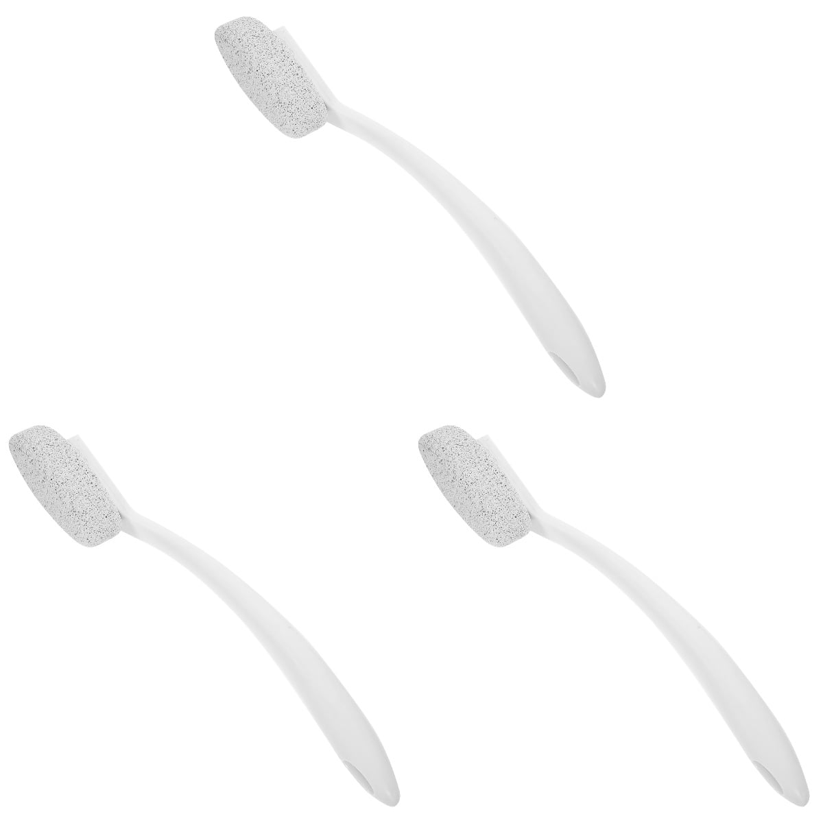 3 PCS Pumice Stone Manicure Tool Pedicure Feet Scrubber Long Handle