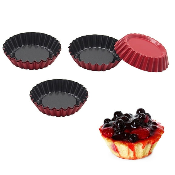 REOFLYUP Egg Tart Mold Cooking 3Pcs 3In