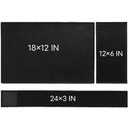 3 PCS Bar Mats, Anti-Slip Rubber Bar Service Spill Mats, Bar Mats for Cocktail Bartender Coffee Bar or Countertop Mats Glass Drying Mats