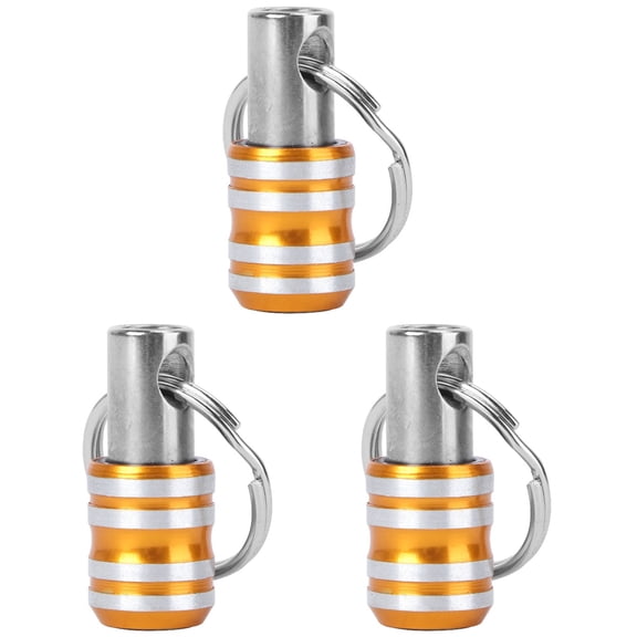 3 PCS Screwdriver Bit Holders Electric Drivers Quick Release Keychain Alloy
