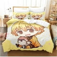 3 PCS/Set Manga Bed Comforter Sets Full Queen Size Demon Slayer