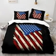 3 PCS/Set Patriotic American Flag Bedding Set Twin Size for Kids and