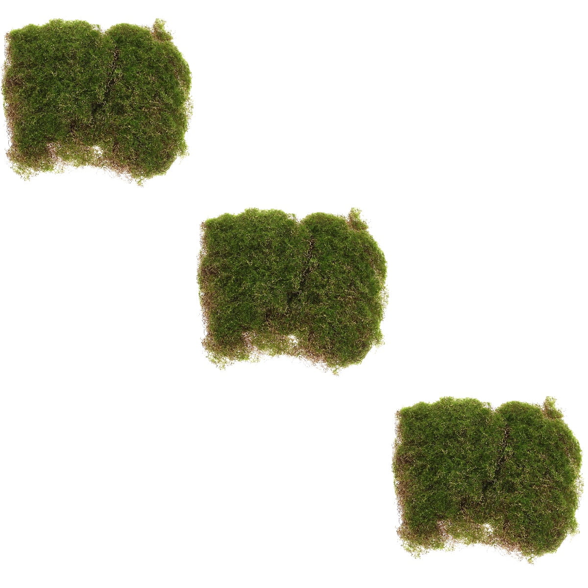 3 PCS Simulated Moss Leather Block Artificial Micro Scene - Walmart ...