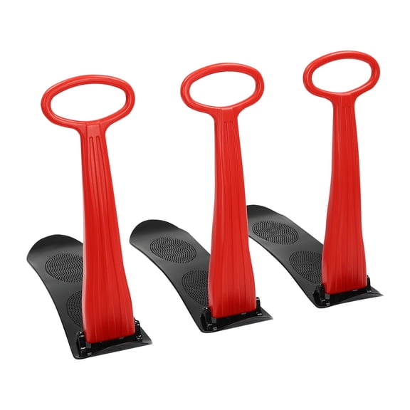 3 PCS Ski Scooters, HDPE, 80kg/176.37lb Load, Snow Sled, Fold-up Snow Scooter