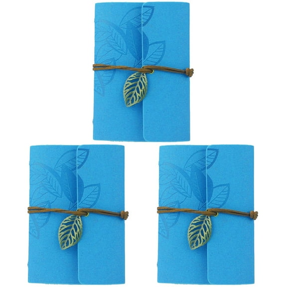 Hytrove Rectangular Pu Paper Notebook For Writers Daily Life 3Pack