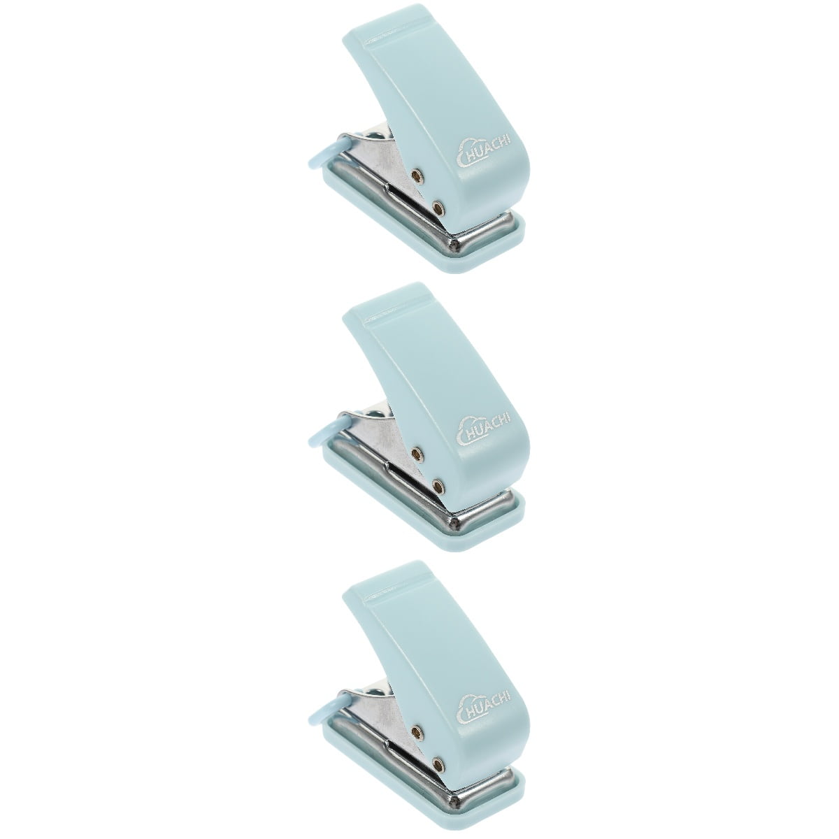 3 PCS Small Stapler with Staples Hole Punch Miniature Single Hand