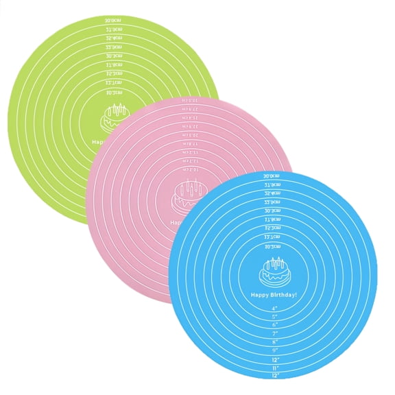 YAKESD Silicone Baking Mat, Non-Stick (3 Count)