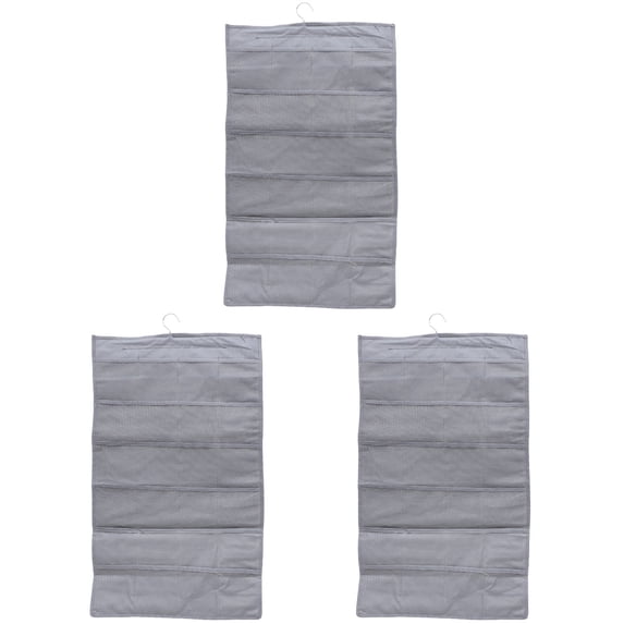 3 PCS Storage Bag Clothes Hanger Organiser for Wardrobe Rack Coat Hangers Student