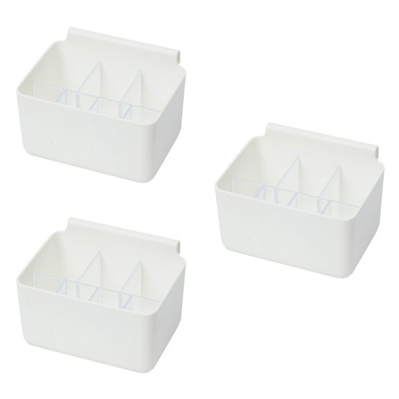 3 PCS Storage Box Refrigerator Fridge Organizer for Storage Vegetable Tray Freezer Side Door Organizer