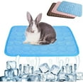 thumbnail image 1 of 3 PCS Summer Cooling Mat for Rabbit, Washable Guinea Pig Bed, Breathable Ice Silk Self-Cooling Blanket Bed Mat for Rabbits Guinea Pigs Chinchillas Ferret Small Animal, 1 of 7