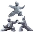 thumbnail image 1 of 3 PCS Tai Chi Statues, Yin Yang Figurine for Home Decor, Meditation Zen Sculpture, Feng Shui Gift, Handcrafted Sandstone Artwork for Office Bookshelf Desktop Decor (Style All), 1 of 13