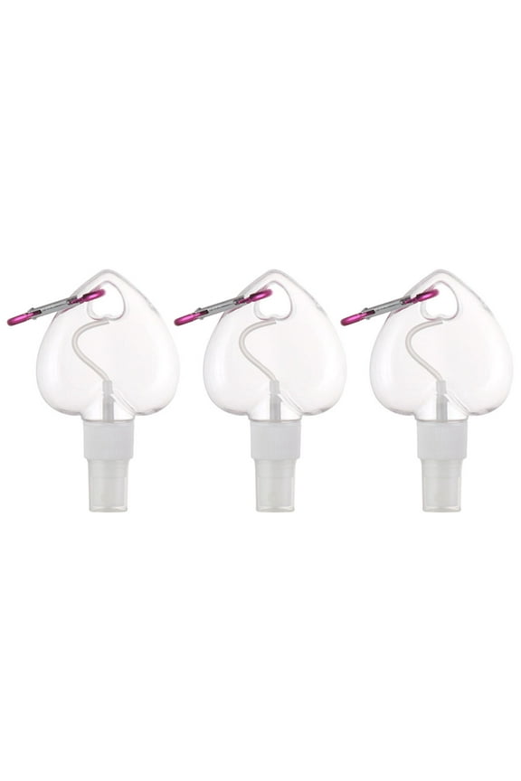 3 PCS Travel Bottles for Toiletries Perfume Keychain Cosmetic