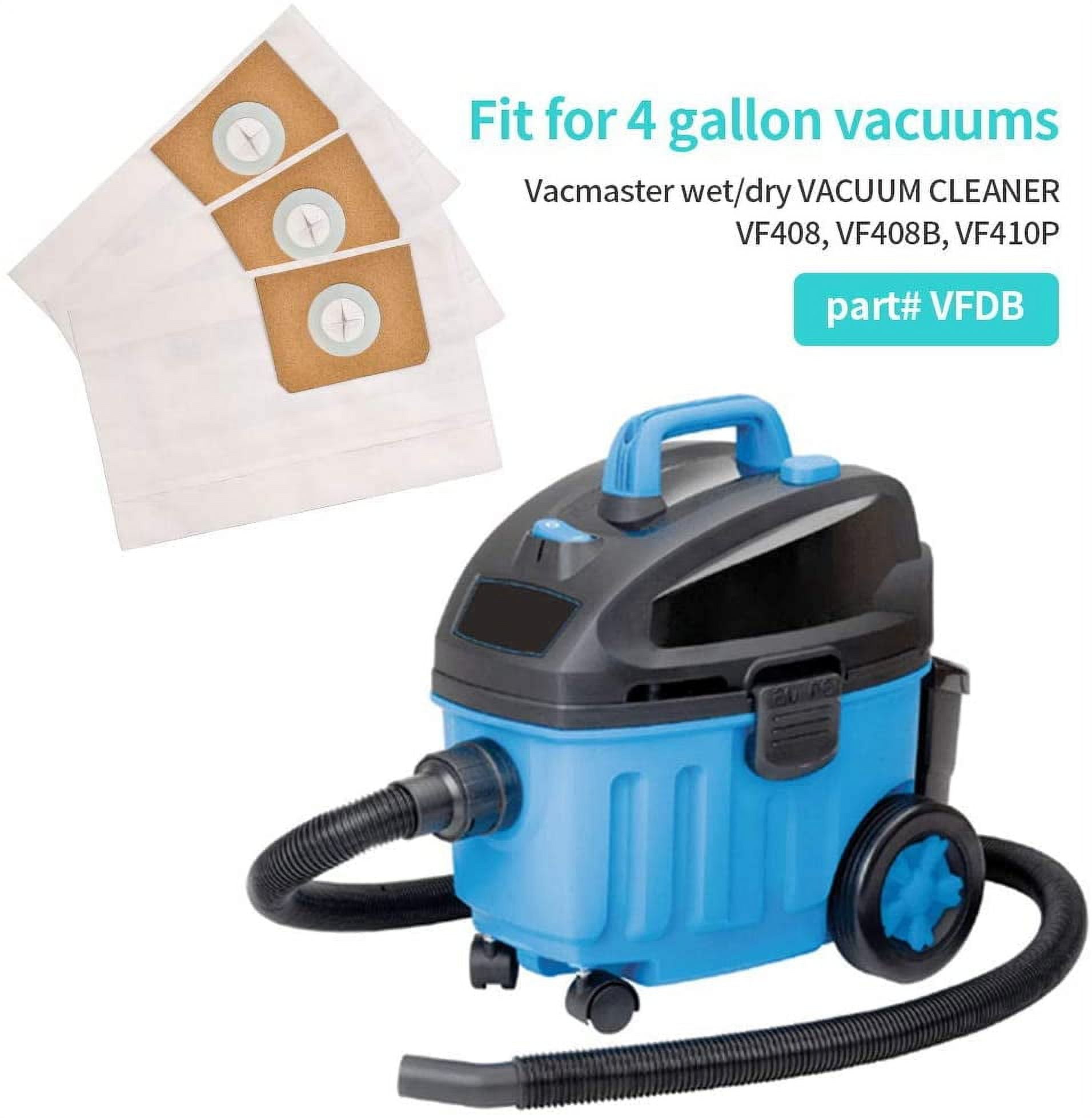 KEEPOW 3 Pack VFDB Dust Bags Replacement Compatible With Vacmaster 4