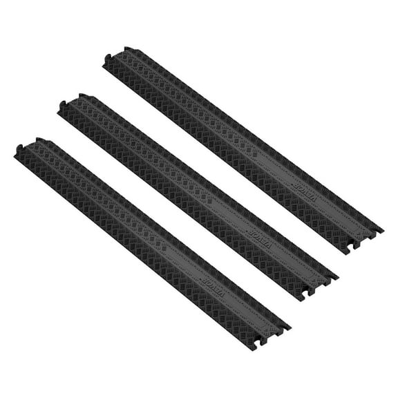 3 PCs 39 in Speed Bumps 2000 lbs Cable Protector Ramp Drop Over Cord Cover
