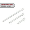 thumbnail image 1 of Hyper Tough 1/4-inch Drive Extension Bar Set, 2, 4, & 6-inch, 1 of 13