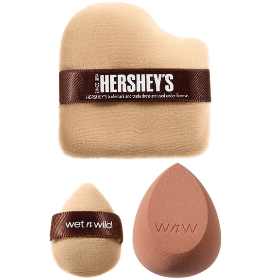 Wet n Wild Hershey's 3-Piece Makeup Sponge and Puff Set