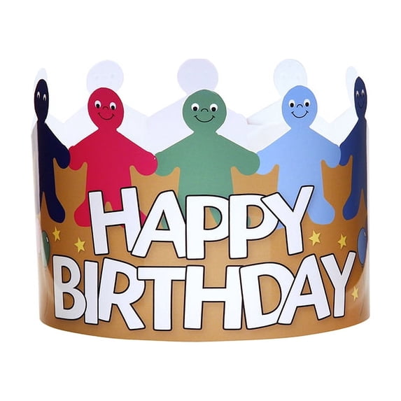 (3 PK) HAPPY BIRTHDAY CROWNS 24 PER PACK