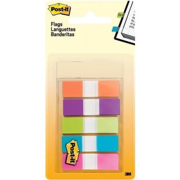3 PK,Post-it Flags in On-the-Go Dispenser - Bright Colors (6835CB2)