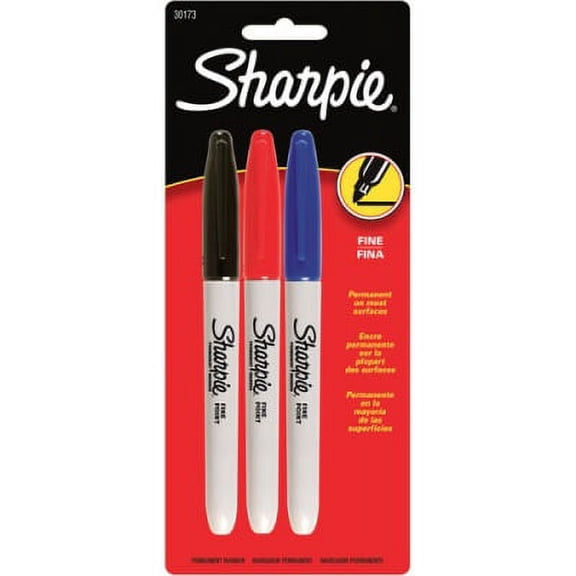 3 PK,Sharpie Fine Point Permanent Marker (30173PP)