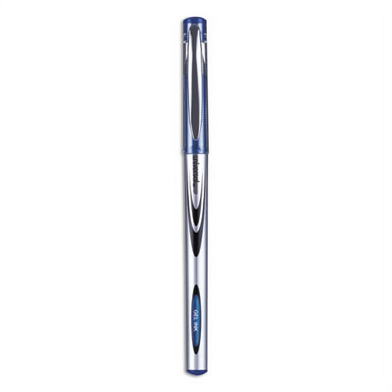 Gel Pen, Stick, Medium 0.7 mm, Blue Ink, Silver/Blue Barrel, Dozen Gel Pen, Stick, Medium 0.7 mm, Blue Ink, Silver/Blue Barrel, Dozen