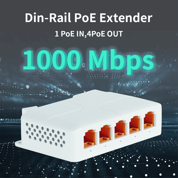 3 * POE Extender-White