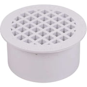 Oatey 3 in. PVC Snap-In Floor Drain in White - 43565