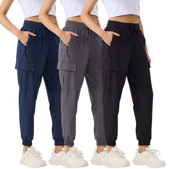 Women's Ultra-Soft Lounge Joggers Sweatpants Athletic Plain Yoga Cargo Pants for Golf,Travel,Workout