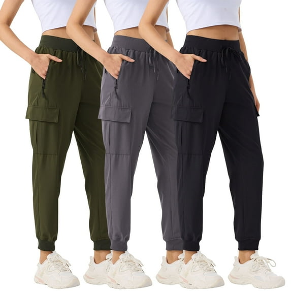 Women's Ultra-Soft Lounge Joggers Sweatpants Athletic Plain Yoga Cargo Pants for Golf,Travel,Workout