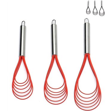 "Progressive 10"" Flat Whisk - Ideal Kitchen Utensil for Cooking, Made ...