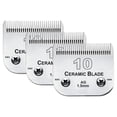 thumbnail image 1 of 3 Pack #10 Dog Grooming Clipper Blades, Ceramic, Compatible with Andis, Wahl, Oster A5, 1 of 7