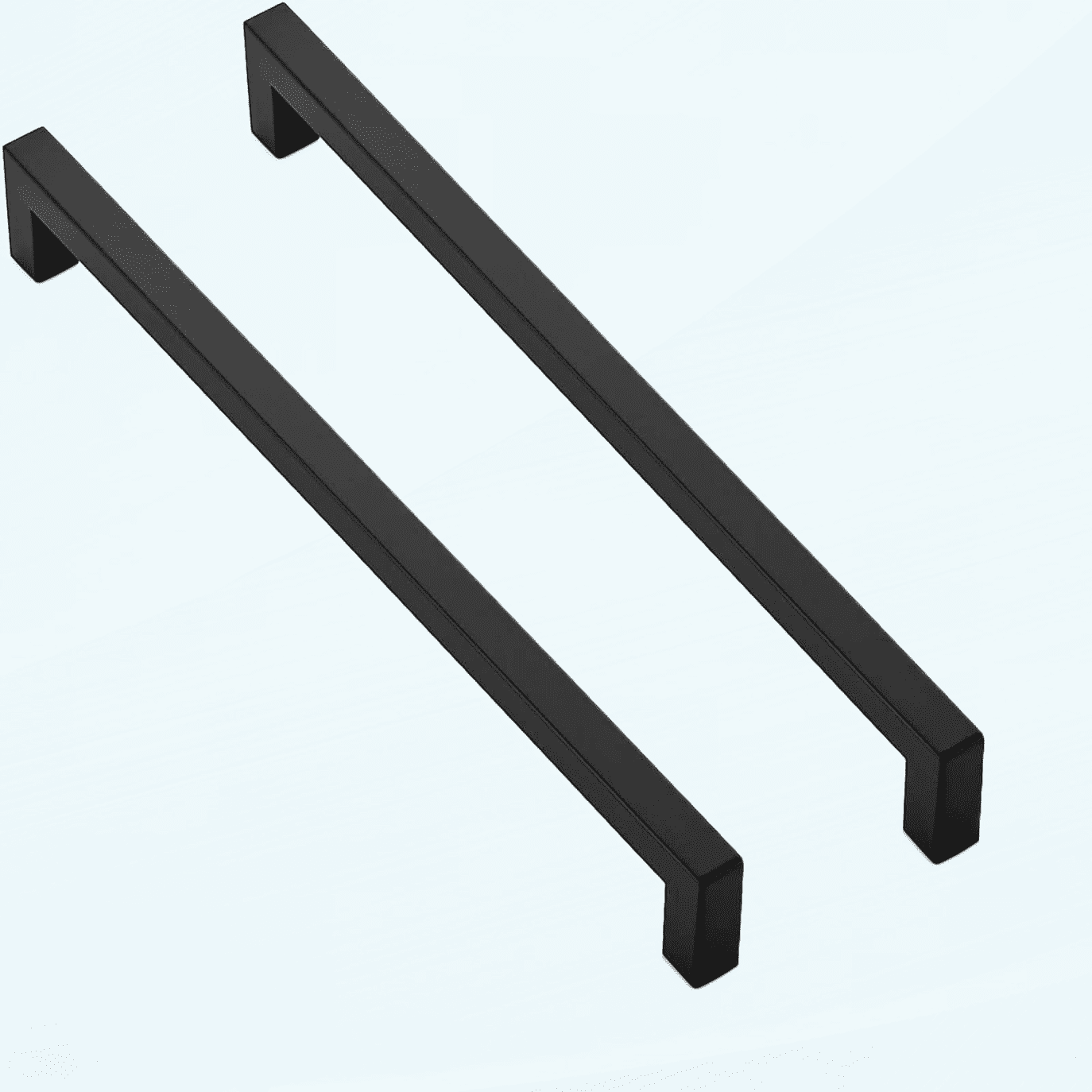 3 Pack 10 Inch Kitchen Square Cabinet Handles Matte Black Cabinet Pulls Black Drawer Pulls Kitchen Cabinet Hardware Kitchen Handles