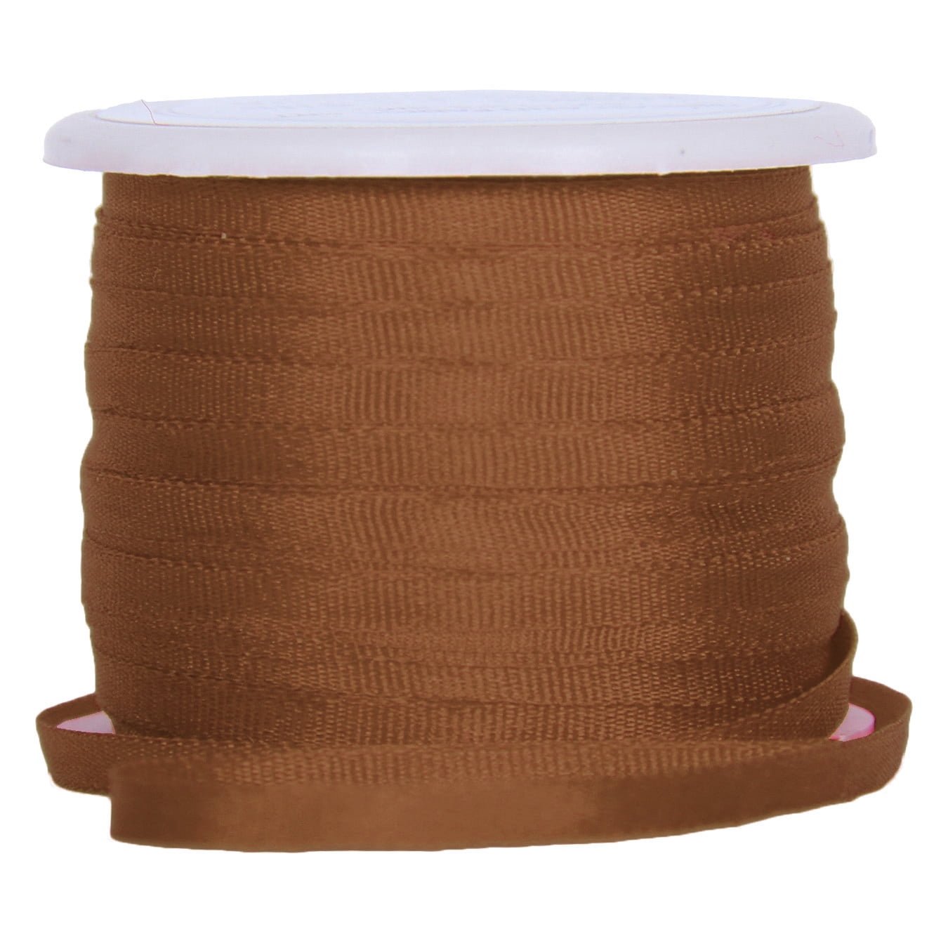 3 Pack 100% Pure Silk Ribbon by Threadart - 2mm Brown - No. 671 - 3 Sizes - 50 Colors Available