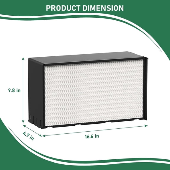 3 Pack 1041  Wick Humidifier Filter Compatible with Aircare Essick  Models - White  Wicks for Home Office