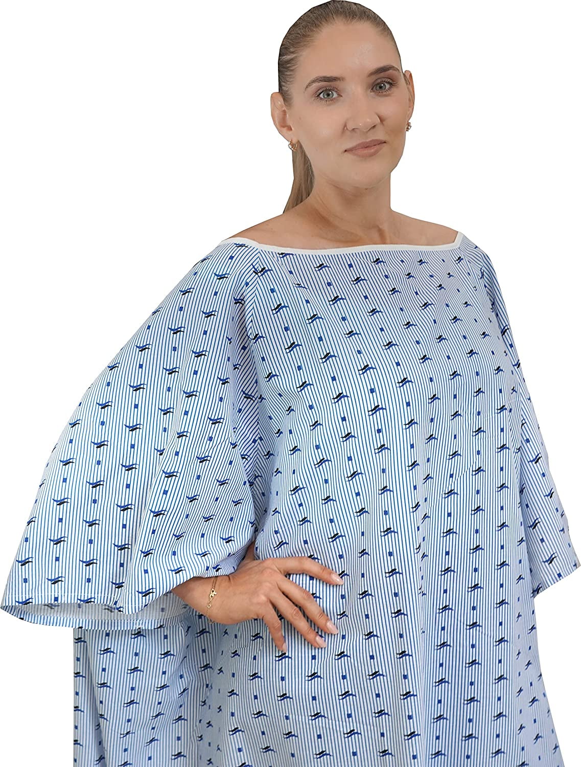 3 Pack - 10XL Hospital Hospital Gown with Tie Back Oversized Hospital ...