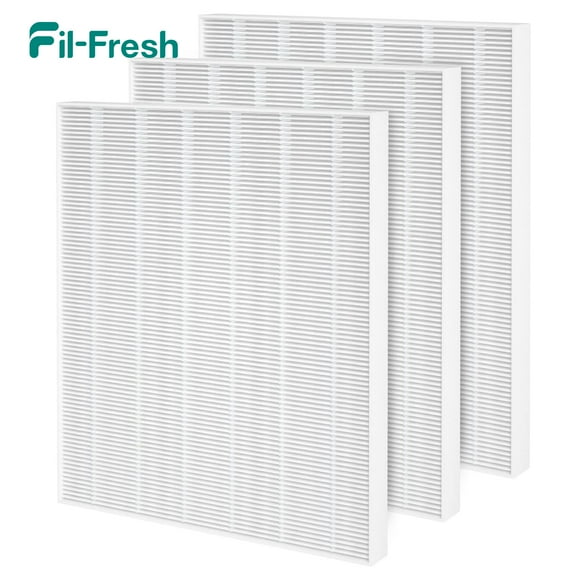 Fil fresh 3-Pack 115115 Replacement Filter A for Winix C535, 5300-2, P300, 5300, 6300, 6300-2, AM90, C909, 9800, Repalce 115115, True HEPA Filter