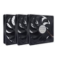 thumbnail image 1 of 3-Pack 120mm 24V DC High Airflow Computer PC Case Fan 3Pin  Dual Ball Bearing Brushless Exhaust Cooling Fan with Metal Guard 3000RPM, 1 of 4
