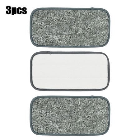3 Pack 12inch Soft Mop Cloth for Swiffer Wet Jet Flat Mop Rectangle Pads Cloth