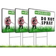 thumbnail image 1 of 3 Pack 12x8 Inches Do Not Spray, Thank You with Metal Stakes - Plastic Double Sided Neighborhood Street Caution Yard Signs - Do No Spray Signs for Outdoor or Indoor/Onside or Inside, 1 of 7