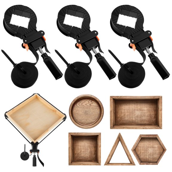 3 Pack 13 Ft Band Clamp Woodworking Quick Release Tool
