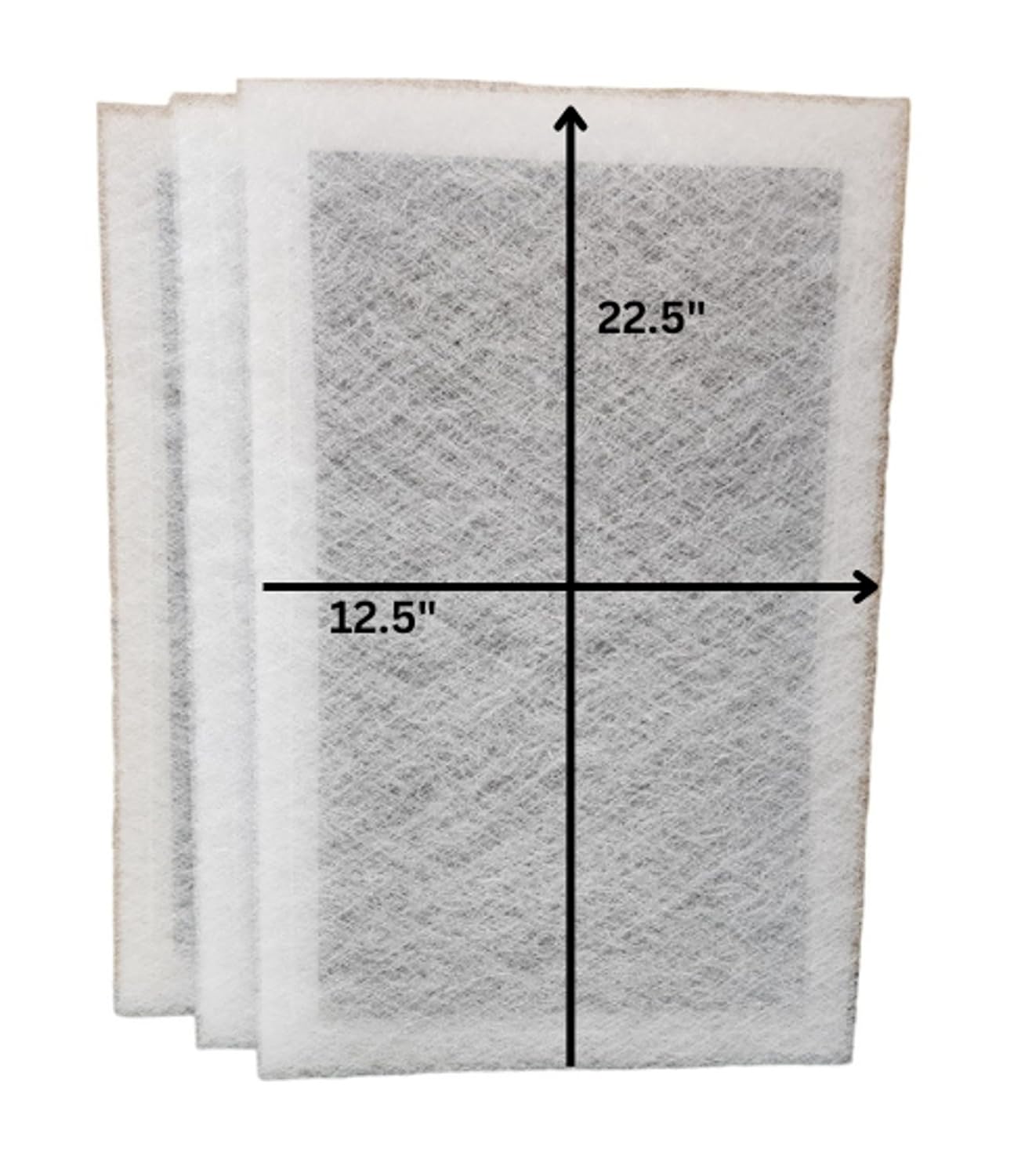 3 Pack 14X25 Dynamic Air Cleaner Replacement Compatible Filter (Actual