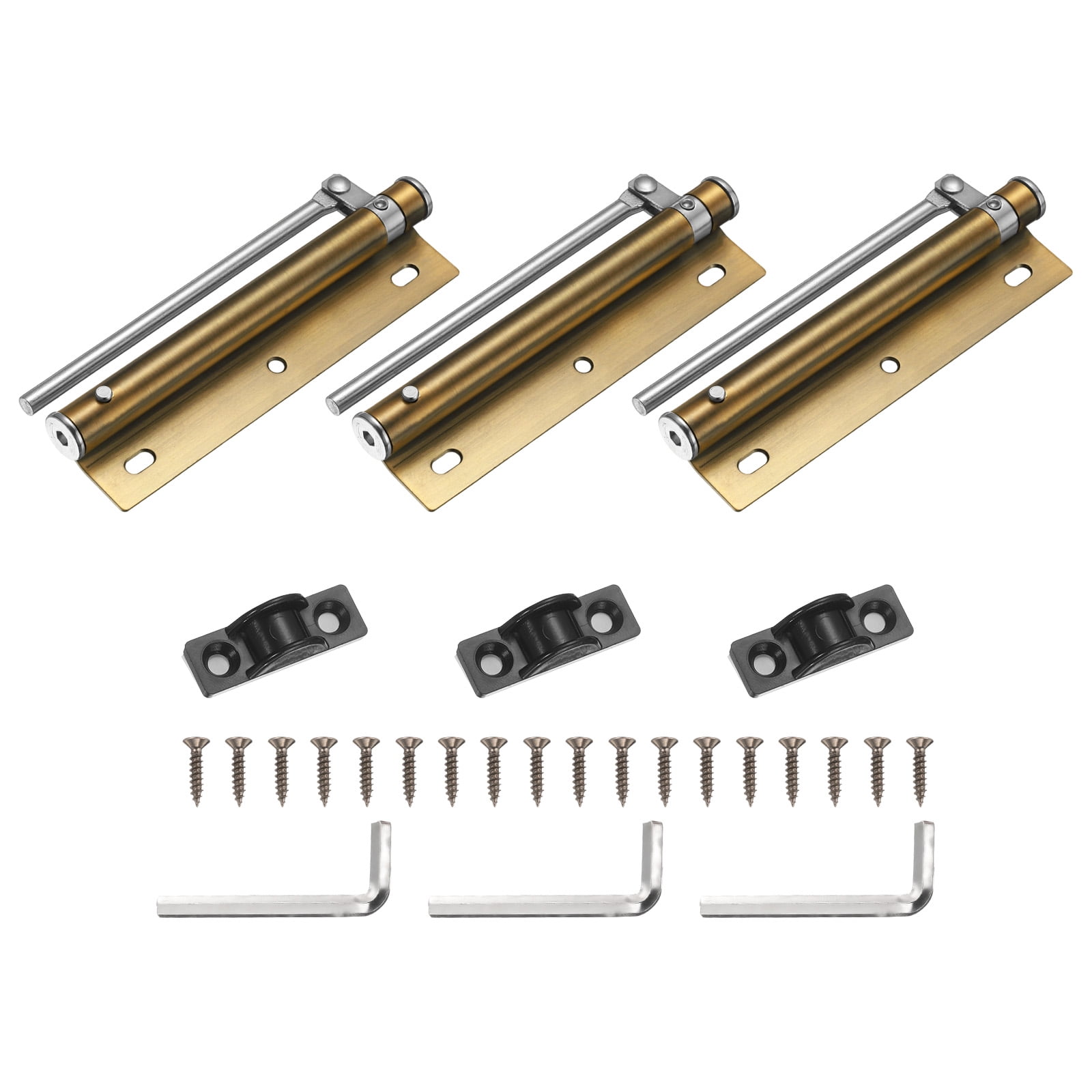 3 Pack 155mm Stainless Steel Automatic Safety Spring Door Closer ...