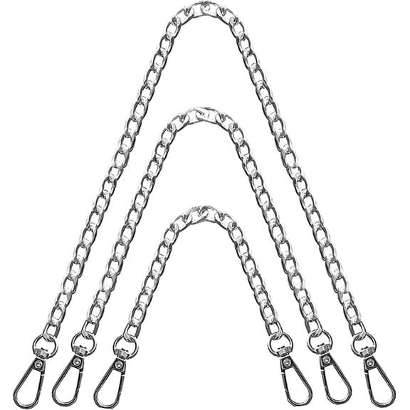 3 Pack (16",36",48")  Purse Chain Strap Bag Chains for Handbags