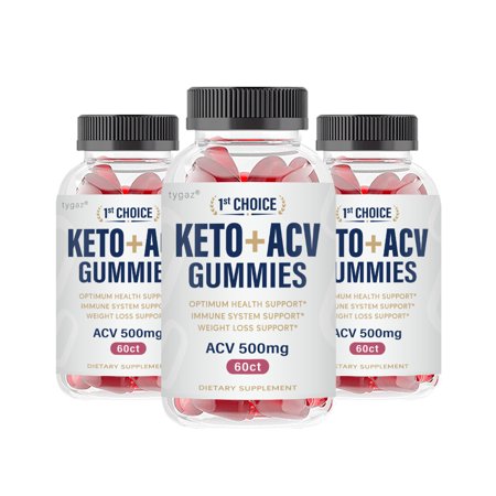 (3 Pack) 1st Choice Gummies - 1st Choice Keto ACV Gummies