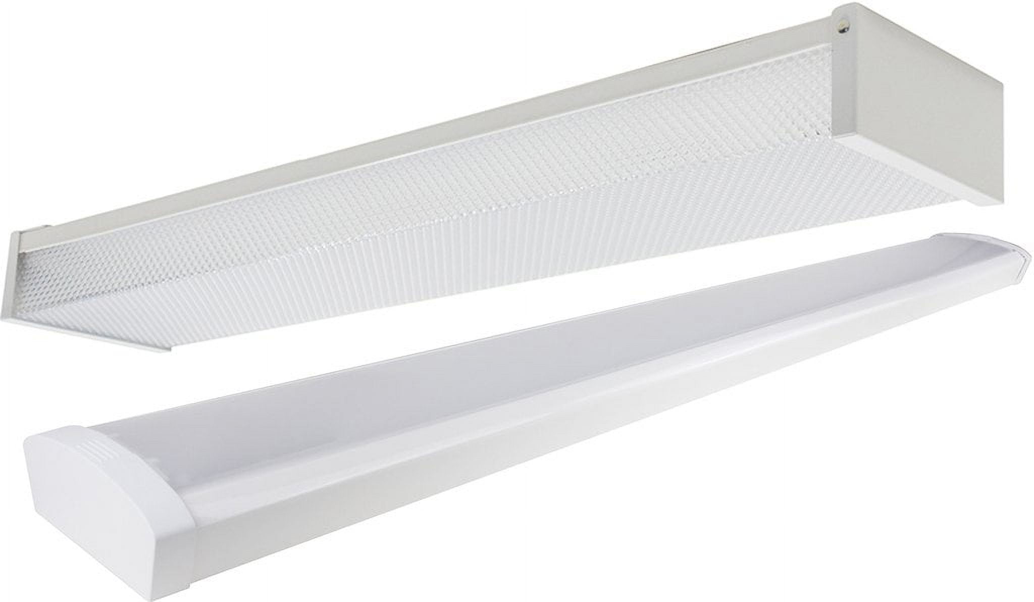 3 Pack 2 FT Prismatic Lens Wraparound Fixture - Walmart.com