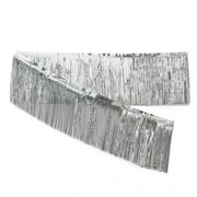 3 Pack 20 Feet Foil Fringe Garland Metallic Tinsel Streamers Banner Wall Hanging Curtain Backdrop Banner for Parade Floats, Valentine's Day, Wedding, Birthday, Mardi Gras Party Decorations