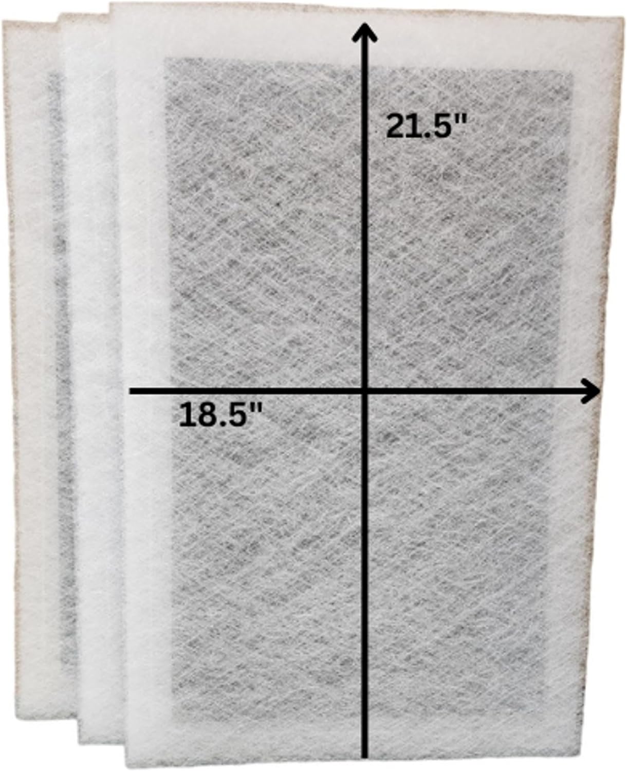 3 Pack 20 X 24 Dynamic Air Cleaner Replacement Compatible Filter White
