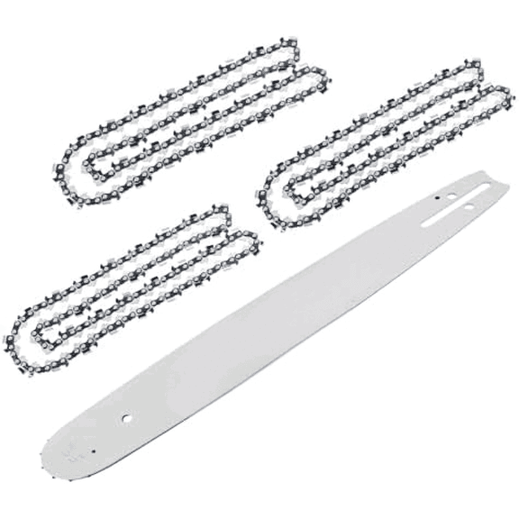 3 Pack 20 inch 3/8 050 72DL Chainsaw Chains and 1 Guide bar 200RNDD025 for Stihl MS360 MS341 MS361 MS 311 MS 391 MSE 250 MS 362 MS 400 MS 441 MS 460 MS 500i MS 650 MS 660 3003 008 8921$$Tools