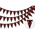 thumbnail image 1 of 3 Pack 21st Happy Birthday Bunting Banner, 36 Pieces Triangle Flag Red and Black, 21st Birthday Decoration, Birthday Pennant Banner for Men Women, Birthday Anniversary Theme Party Supplies, 1 of 7
