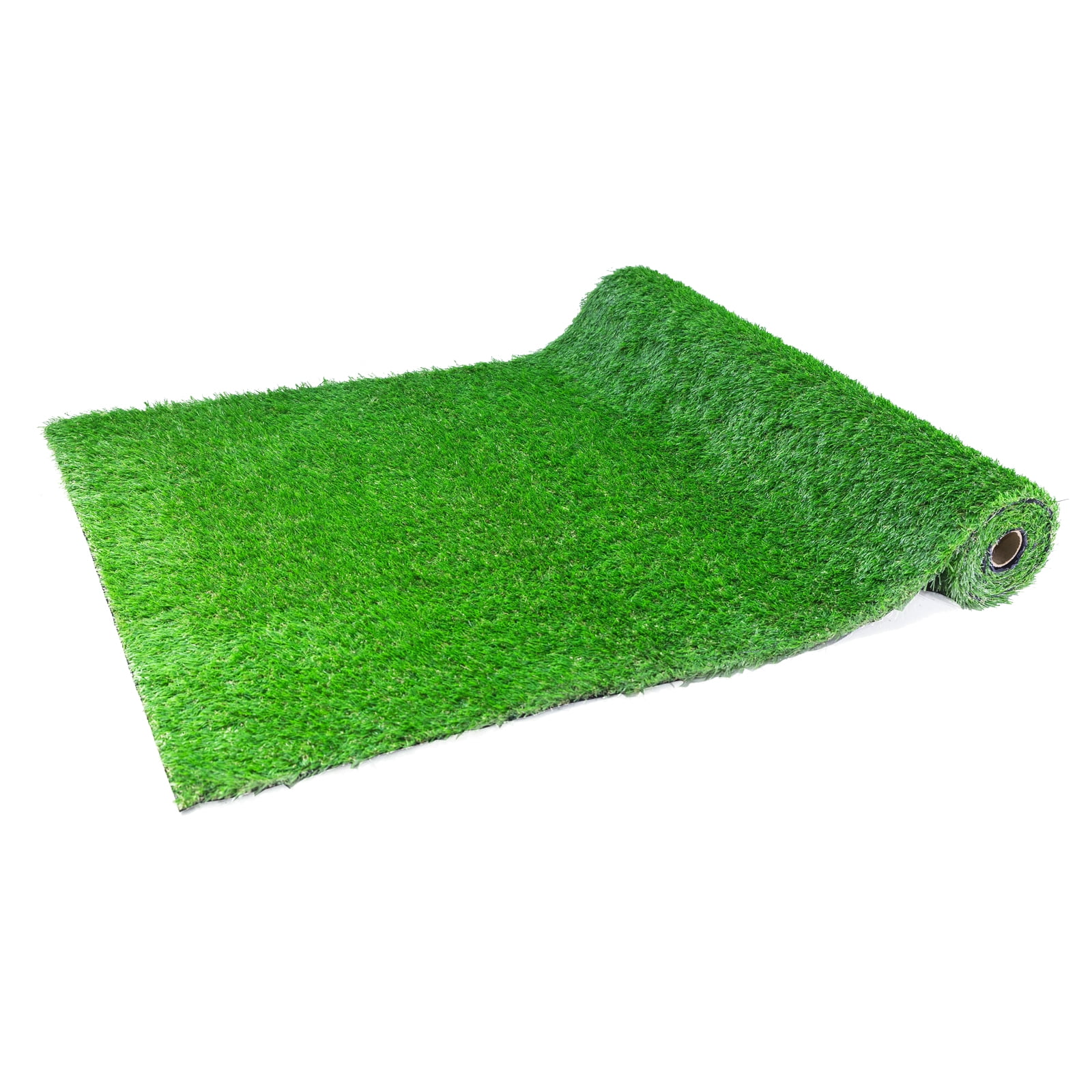 3 Pack 3.3FT x 10FT Artificial Grass Rug with Drainage Holes, Realistic Thick Synthetic Astroturf for Dogs, Indoor Outdoor Garden Lawn Mat