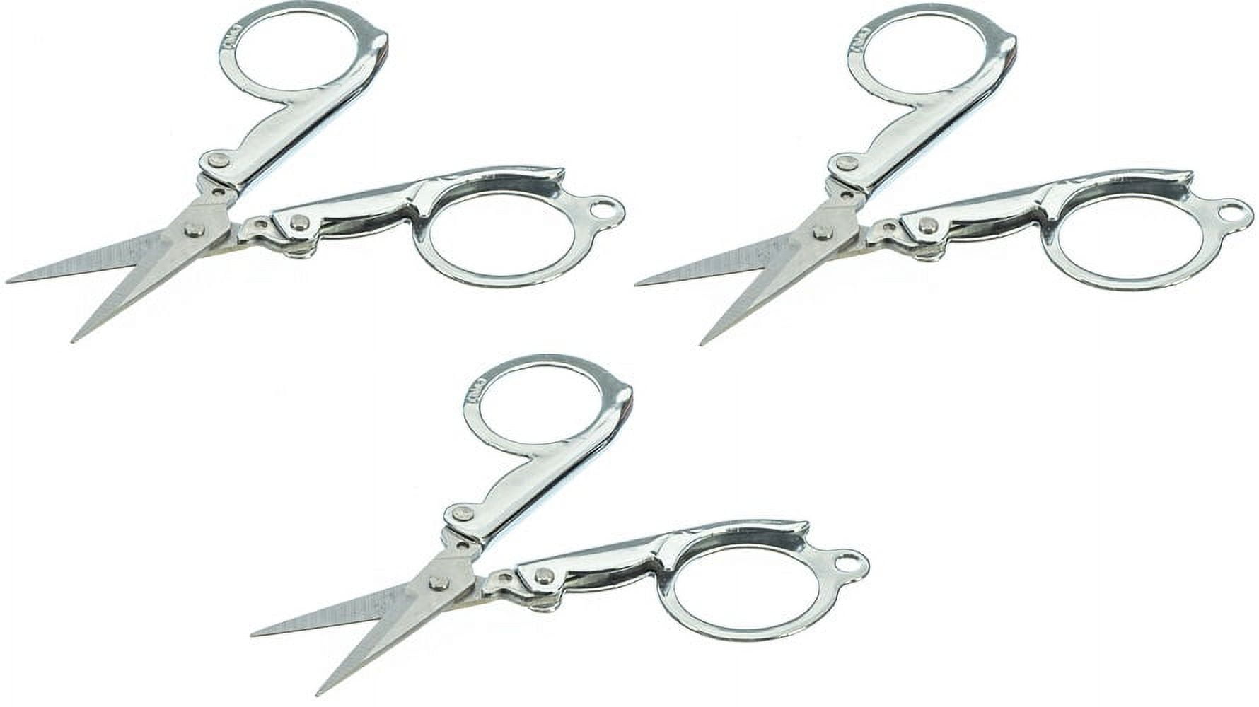 3.5 Folding Scissors Emergency Pocket Travel Stainless Steel